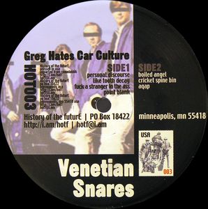 Venetian Snares - Greg Hates Car Culture (1999) [FLAC]